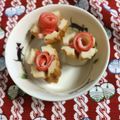 ankotetu's cooksnap of when they made お弁当のワンポイントに♪ちくわでお花.