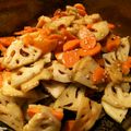 サクラメントの母's cooksnap of when they made レンコンと人参のきんぴら.