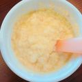 hykwntk's cooksnap of when they made 簡単離乳食初期～中期☆ミルクパンがゆ.