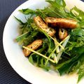 ちょこふみ's cooksnap of when they made カリっと油揚げ＊ピリ辛水菜サラダ.