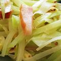 ぽんぽこりん31's cooksnap of when they made 青パパイヤのマスタード炒め.
