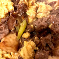 nanas☆★'s cooksnap of when they made 牛肉と長ねぎと卵のすき炒め.