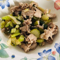 2児母☆手抜き夫弁当's cooksnap of when they made 超簡単♪豚とセロリの炒めもの〜無添加.