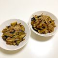 ちゃみーm19's cooksnap of when they made 豚肉、茄子、牛蒡、白ネギの味噌炒め.