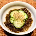 azbjbn's cooksnap of when they made すり胡麻もずく.