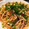 いちさちこ's cooksnap of when they made *サンマの塩焼きで簡単パスタ*.