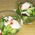 ﾋﾟﾛﾐ♡'s cooksnap of when they made 簡単たこきゅう♡蛸と胡瓜の酢の物.