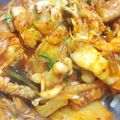 ﾊﾞﾀﾞｷﾞﾆ's cooksnap of when they made すご〜く簡単。豚キムチ♩.