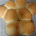 ちょい歩茶's cooksnap of when they made 基本のちぎりパン.