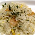 不器用母ちゃん's cooksnap of when they made 簡単エビピラフ・本格的.