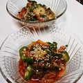 ロックオン♪'s cooksnap of when they made めかぶとオクラのピリ辛和え.