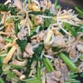 ８ちか８'s cooksnap of when they made 台湾屋台風　豚バラと小松菜の炒め物.