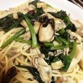 siamese2's cooksnap of when they made アヒージョで♡牡蠣のパスタ.