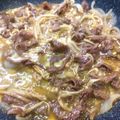 tomitomico's cooksnap of when they made パパ特製♥牛肉と玉葱の卵とじ✴✴.