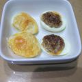 ラリー＆サラ's cooksnap of when they made ゆで卵のマヨチーズ焼き☆.