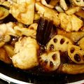 ぴーたん☆☆'s cooksnap of when they made 鶏もも肉・茄子・蓮根の甘酢しょうゆ炒め✩.