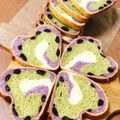 クックJ99DCB☆'s cooksnap of when they made ❀❀春色の渦巻きメッシュパン❀❀.