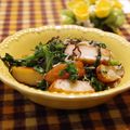 ぽっぽぺぺ's cooksnap of when they made 春菊とちくわのしらす塩昆布炒め.