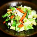 kebeibiko's cooksnap of when they made さつま芋と野菜炒めのホットサラダ.