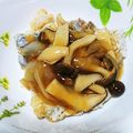 yhlk's cooksnap of when they made きのこたっぷり太刀魚の甘酢あんかけ.