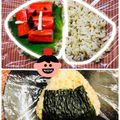 島子☆'s cooksnap of when they made ☆おにぎりの具☆カニかまサラダ☆.