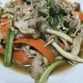 なるこォ's cooksnap of when they made 白菜きのこモリモリ八宝菜！お肉はおまけ？.