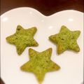 果奈sou's cooksnap of when they made 卵・乳なし☆ほうれん草クッキー.