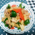まぶたん's cooksnap of when they made 肉とキノコのオイスターソース炒め.