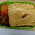 るこたん♪'s cooksnap of when they made 卵乗っけで♪簡単オムライス弁当.