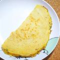 nosso's cooksnap of when they made とろ～り納豆とチーズの蒸しネギ蕎麦チヂミ.