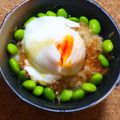 nosso's cooksnap of when they made 鰹節の半熟玉子のせ丼.