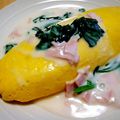 ゆうちゃんシェフ's cooksnap of when they made 炊飯器でオムライス＊ホワイトソース.