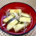 はらぺこしろうさぎ's cooksnap of when they made 焼きナスの澄まし汁.