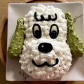 suzu☆mama's cooksnap of when they made わんわんケーキ.