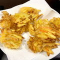 yoyoよーよー's cooksnap of when they made うちの定番！さつま芋と桜エビのかき揚げ♪.