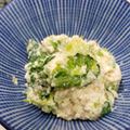 ほうきつき's cooksnap of when they made 菜っ葉（白菜・間引き菜）の白和え.