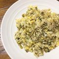 kikitk's cooksnap of when they made 超簡単！パパッと3分高菜チャーハン.