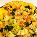 はね娘's cooksnap of when they made 意外と簡単☆豪華に見えるオープンオムレツ.