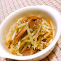 ☆３匹の子ぶた☆'s cooksnap of when they made 砂ズリともやしのマジックソルト炒め.
