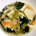 わ　わ's cooksnap of when they made 小松菜と豆腐の玉子とじ鍋.