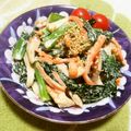 えれぼん's cooksnap of when they made 簡単・美味♪小松菜と竹輪のマヨポン酢和え.