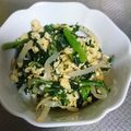 小麦粉【100g】's cooksnap of when they made 菜花ともやしのおかずになるナムル.