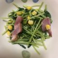 kasumisou⁂'s cooksnap of when they made シンプルが一番♪豆苗のバター炒め♡.