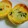 みっちゃん44's cooksnap of when they made ほうれん草とベーコンのキッシュ.