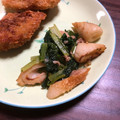 Yuzuksc's cooksnap of when they made ちくわと小松菜の炒め物.