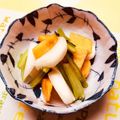 pika☆m's cooksnap of when they made かぶの漬け物と柿の 超☆簡単サラダ.