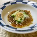 solapapa's cooksnap of when they made すり胡麻もずく.