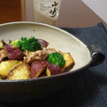 ダイナマイト漆黒's cooksnap of when they made 豚とさつまいものガリバタ炒め.