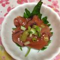 ぽぽきゅ's cooksnap of when they made 簡単☆いかの塩辛に、葱わさび♪.