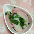 ぽぽきゅ's cooksnap of when they made 簡単カマボコと大葉のわさび醤油合え.